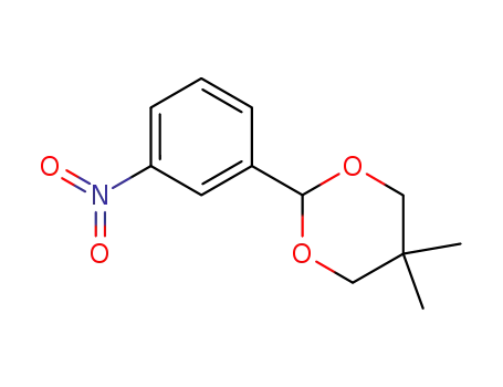Molecular Structure of 23281-36-9 (5,5-dimethyl-2-(3-nitrophenyl)-1,3-dioxane)