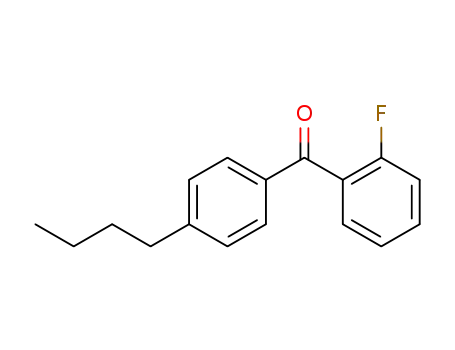 Molecular Structure of 64357-33-1 (4-butyl-2'-fluorobenzophenone)