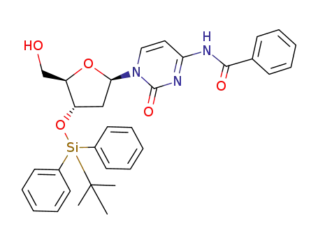 3'-O-tert-butydiphenylsilyl-N<sup>4</sup>-benzoyl-2'-deoxycytidine