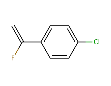 Molecular Structure of 106263-12-1 (Benzene, 1-chloro-4-(1-fluoroethenyl)-)