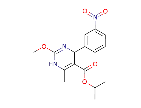 1,4-Dihydro-2-methoxy-6-methyl-4-(3-nitrophenyl)-5-pyrimidinecarboxylic acid,1-methylethyl ester