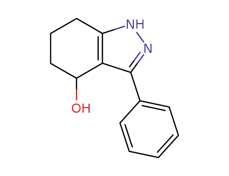 Molecular Structure of 96546-42-8 (1H-Indazol-4-ol, 4,5,6,7-tetrahydro-3-phenyl-)