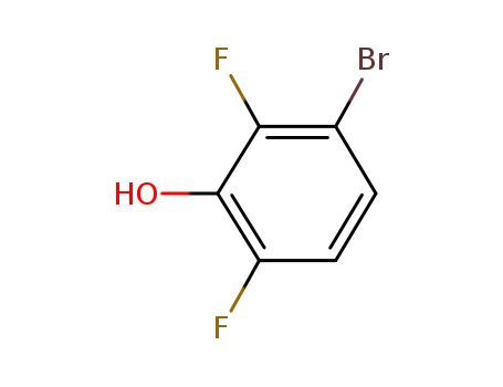 Molecular Structure of 221220-99-1 (3-Bromo-2,6-difluorophenol)