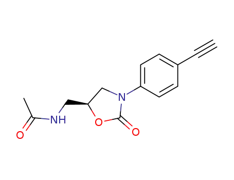 Acetamide, N-[[(5S)-3-(4-ethynylphenyl)-2-oxo-5-oxazolidinyl]methyl]-