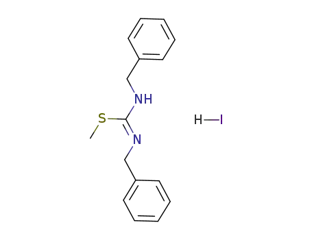 Carbamimidothioic acid,N,N'-bis(phenylmethyl)-, methyl ester, monohydriodide (9CI)