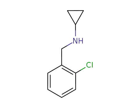 Molecular Structure of 16357-33-8 (N-(2-CHLOROBENZYL)CYCLOPROPANAMINE)