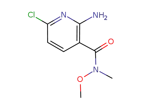 3-Pyridinecarboxamide, 2-amino-6-chloro-N-methoxy-N-methyl-