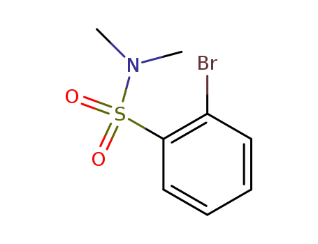 Molecular Structure of 65000-13-7 (2-Bromo-N,N-dimethylbenzenesulphonamide)