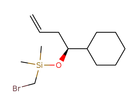 Bromomethyl-((S)-1-cyclohexyl-but-3-enyloxy)-dimethyl-silane