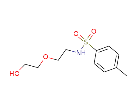 Molecular Structure of 783-88-0 (Benzenesulfonamide, N-[2-(2-hydroxyethoxy)ethyl]-4-methyl-)