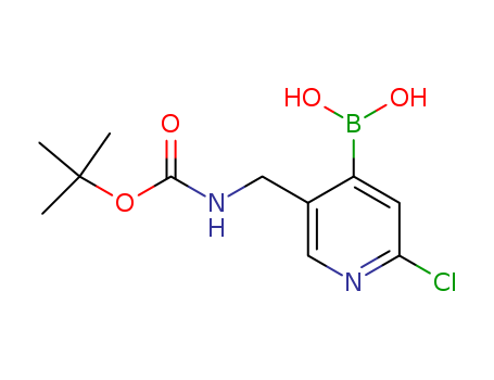 5-(tert-butoxycarbonylamino)-2-chloropyridin-4-ylboronic acid