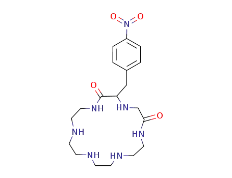 Molecular Structure of 138403-41-5 (1,4,7,10,13,16-Hexaazacyclooctadecane-2,6-dione,
3-[(4-nitrophenyl)methyl]-)