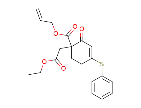 allyl 1-(2-ethoxy-2-oxoethyl)-2-oxo-4-(phenylthio)cyclohex-3-enecarboxylate