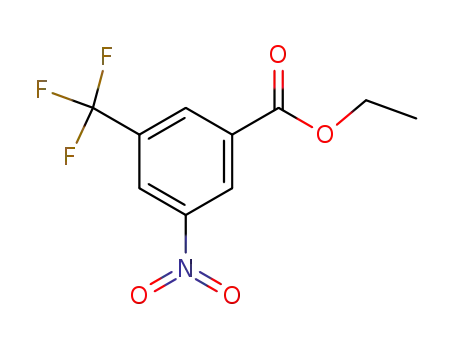 Molecular Structure of 203513-22-8 (3-Nitro-5-trifluoromethyl-benzoicacidethylester)