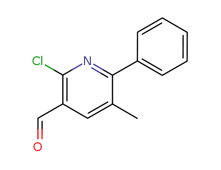 3-Pyridinecarboxaldehyde, 2-chloro-5-methyl-6-phenyl-