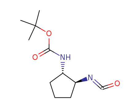 Molecular Structure of 815645-21-7 (Carbamic acid, [(1S,2S)-2-isocyanatocyclopentyl]-, 1,1-dimethylethyl
ester)