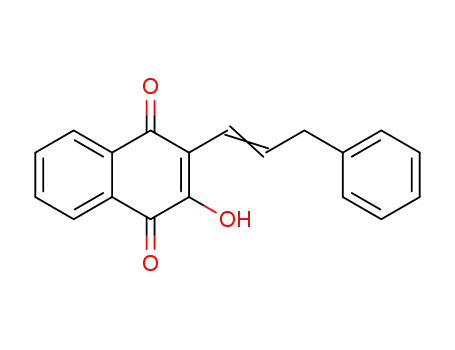 2-hydroxy-3-(3-phenyl-propenyl)-[1,4]naphthoquinone