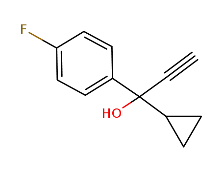 1-cyclopropyl-1-(4-fluorophenyl)prop-2-yn-1-ol