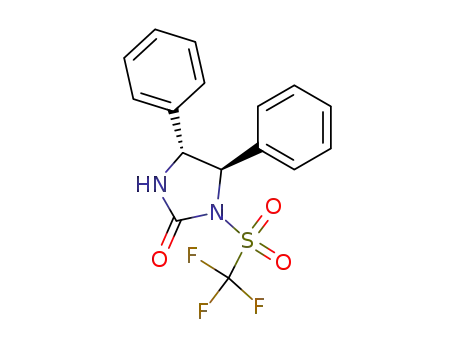 2-Imidazolidinone, 4,5-diphenyl-1-[(trifluoromethyl)sulfonyl]-, (4R,5R)-