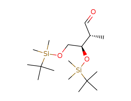 Butanal, 3,4-bis[[(1,1-dimethylethyl)dimethylsilyl]oxy]-2-methyl-,
(2R,3R)-