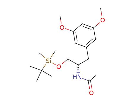 <i>N</i>-[2-(<i>tert</i>-butyl-dimethyl-silanyloxy)-1-(3,5-dimethoxy-benzyl)-ethyl]-acetamide