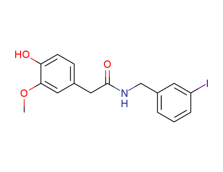Benzeneacetamide, 4-hydroxy-N-[(3-iodophenyl)methyl]-3-methoxy-