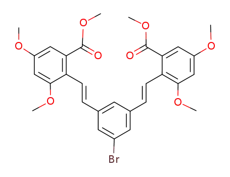 C<sub>30</sub>H<sub>29</sub>BrO<sub>8</sub>