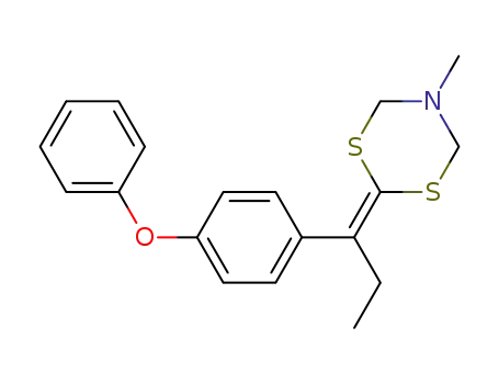 2-{1-(4-Phenoxyphenyl)propan-1-ylidene}-5-methyl-1,3,5-dithiazine