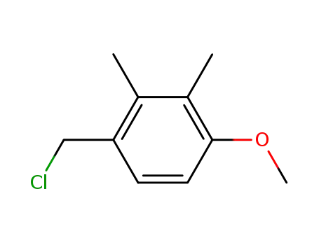 Molecular Structure of 178049-16-6 (Benzene, 1-(chloromethyl)-4-methoxy-2,3-dimethyl-)