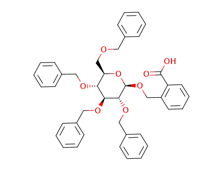 2-{[(2,3,4,6-tetra-O-benzyl-β-D-glucopyranosyl)oxy]methyl}benzoic acid