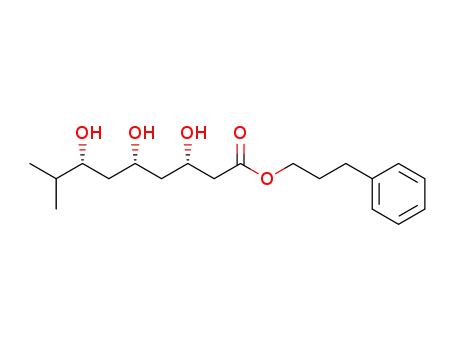3-phenylpropyl (3R<sup>*</sup>,5S<sup>*</sup>,7S<sup>*</sup>)-3,5,7-trihydroxy-8-methylnonanoate