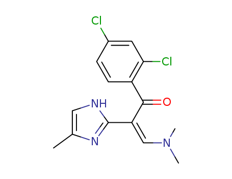 2-Propen-1-one,1-(2,4-dichlorophenyl)-3-(dimethylamino)-2-(5-methyl-1H-imidazol-2-yl)-,(2Z)-