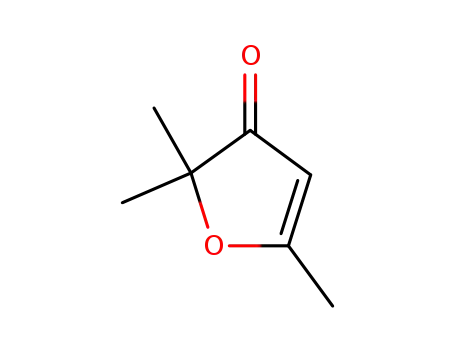 Molecular Structure of 1559-45-1 (2,2,5-trimethylfuran-3(2H)-one)