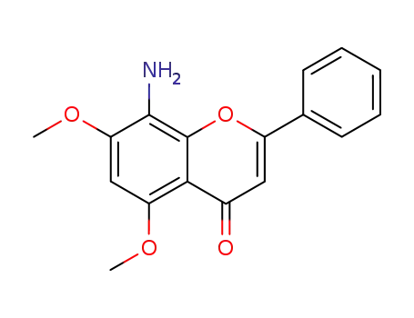 4H-1-Benzopyran-4-one, 8-amino-5,7-dimethoxy-2-phenyl-