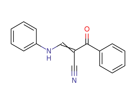 Benzenepropanenitrile, b-oxo-a-[(phenylamino)methylene]-