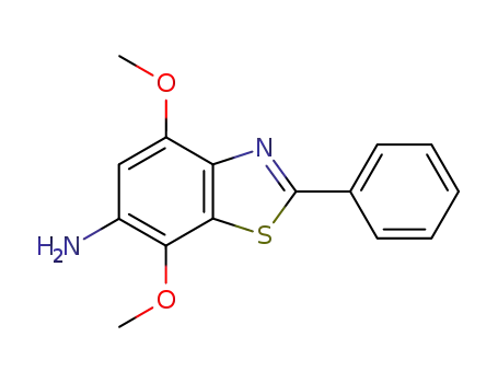 6-Amino-4,7-dimethoxy-2-phenylbenzothiazole