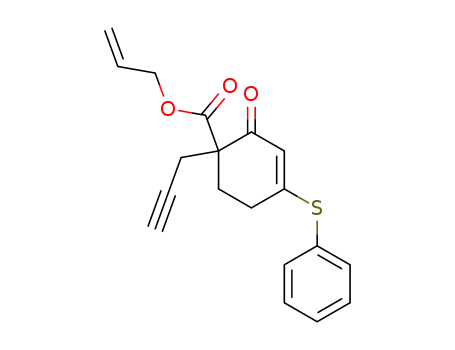 allyl 2-oxo-4-(phenylthio)-1-(prop-2-ynyl)cyclohex-3-enecarboxylate