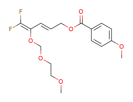 Benzoic acid, 4-methoxy-,
(2E)-5,5-difluoro-4-[(2-methoxyethoxy)methoxy]-2,4-pentadienyl ester