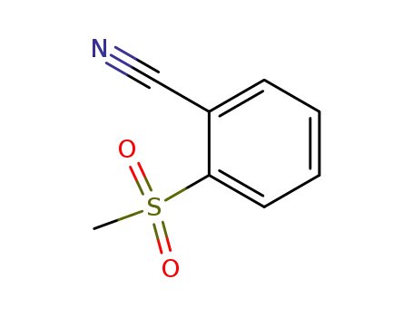 Molecular Structure of 89942-56-3 (2-(Methylsulfonyl)benzonitrile)