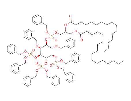 D-미오-이노시톨, 2,6-비스-O-(페닐메틸)-, 1-(2R)-2,3-비스(1-옥소헥사데실)옥시프로필 페닐메틸 포스페이트 3,4,5-트리스비스(페닐메틸) 포스페이트
