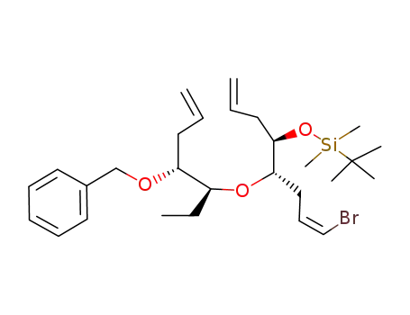 [(Z)-(1R,2S)-1-Allyl-2-((1S,2R)-2-benzyloxy-1-ethyl-pent-4-enyloxy)-5-bromo-pent-4-enyloxy]-tert-butyl-dimethyl-silane