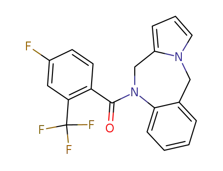 (4-fluoro-2-trifluoromethyl-phenyl)-(5H,11H-pyrrolo[2,1-c][1,4]benzodiazepin-10-yl)-methanone