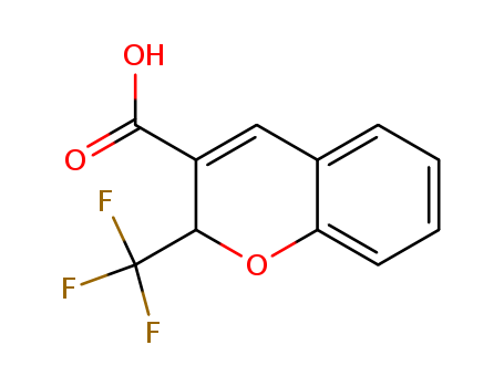 2H-1-Benzopyran-3-carboxylic acid, 2-(trifluoromethyl)-