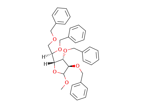 methyl 2,3,5,6-tetra-O-benzylglucofuranoside