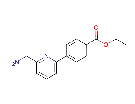 6-(aminomethyl)-2-<4-(ethoxycarbonyl)phenyl>pyridine