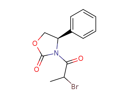 2-Oxazolidinone, 3-(2-bromo-1-oxopropyl)-4-phenyl-, (4R)-