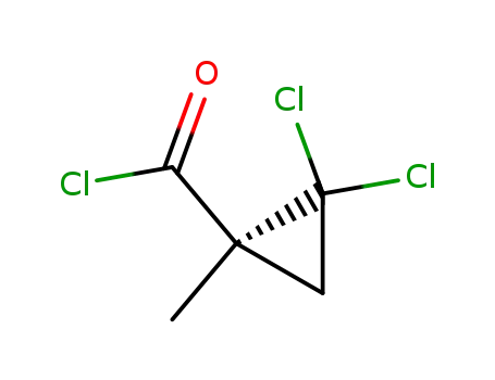 사이클로프로판카르보닐 클로라이드, 2,2-디클로로-1-메틸-, (1S)-(9CI)