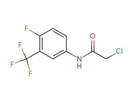 Molecular Structure of 40992-76-5 ([(4-fluoro-3-trifluoromethylphenyl)aminocarbonylmethyl]chloride)
