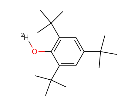 Molecular Structure of 5751-91-7 (O-d-2,4,6-tri-tert-butylphenol)