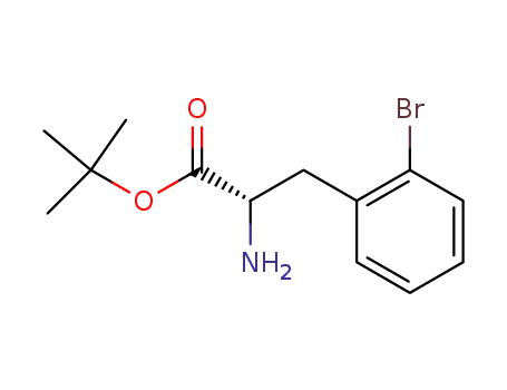 Molecular Structure of 557796-87-9 (L-Phenylalanine, 2-bromo-, 1,1-dimethylethyl ester)